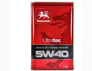 Моторна олива синтетична Wolver Ultratec 5w40 4л SN/CF, C3 безкоштовна доставка по Україні